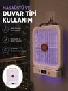Şarjlı UV Işıklı Sinek Öldürücü Cihaz Beyaz Elektrikli Sivrisinek Yok Edici