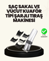 Şarjlı ve Kablosuz Tıraş Makinesi – Her Yerde Rahat Kullanım