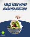 Sebze Doğrama ve Rendeleme İçin Pratik Mutfak Aparatı