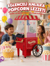 Sıcak Hava Teknolojili Yapışmaz Popcorn Makinesi