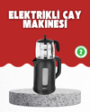 Sıcak Tutma Özellikli 2’si 1 Arada Çay Makinesi ve Su Isıtıcı
