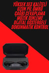 Siyah Profesyonel Kulaklık HD Mikrofonlu Çağrı Cevaplayabilen
