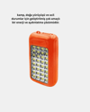 Solar Powerbank 10000 mAh LED Kamp Lambalı Taşınabilir Şarj Cihazı