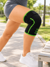 Sporcu Dizlik Üst Destek Bantlı Esnek Örme Diz Koruyucu Kadın Erkek