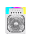 Su Püskürtmeli Mini Klima Fan USB Şarjlı Masaüstü Soğutucu RGB Işıklı