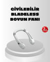 Taşınabilir Boyun Fanı Sessiz Çalışma ve USB Şarj Özellikli