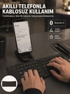 Taşınabilir Katlanabilir Bluetooth Klavye iOS Android Windows Uyumlu