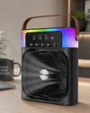 Taşınabilir Sprey Fan RGB Işıklı Mini Klima Soğutucu Nemlendirici USB Şarjlı