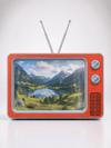 Telefon Ekran Büyütücü 3D HD Lens Retro TV Görünümlü Katlanabilir Mobil Ekran