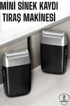 Tıraş Makinesi Mini Sinek Kaydı Şarjlı Taşınabilir Paslanmaz Çelik