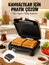 Tost Makinesi Yapışmaz Plaka 1500 Watt Güçlü Performans Yeni Nesil
