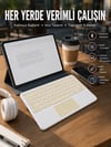 Touchpad Uyumlu Bluetooth Klavye Slim Kablosuz Wifi Q Klavye