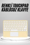 Touchpad Uyumlu Bluetooth Klavye Slim Kablosuz Wifi Q Klavye