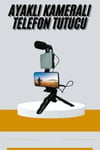 Tripod Telefon Tutucu Kumandalı Mikrofon Led Işık Vlog Video Kayıt
