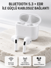TWS Kablosuz Bluetooth Kulaklık 3 Saat Müzik 4 Saat Konuşma Şarj Kutulu