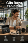 Ucuz Kaliteli Akıllı Saat ve Powerbank Bluetooth Kulaklık 5.1 Stereo ANC Özelliği