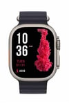 Ultra Akıllı Saat 49 Mm Çift Kordonlu Arama Cevaplama Bluetooth Bağlantılı