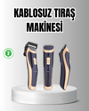 Unisex Şarjlı Saç ve Sakal Tıraş Makinesi – Ayarlanabilir Tarak Başlıkları, Sessiz Motor