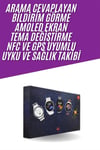 Unısex Yuvarlak Ekranlı 7 Kordonlu Akıllı Saat GPS Destekli Çoklu Kordon Seçeneği