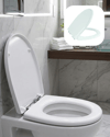 Universal Klozet Kapak Seti Kaydırmaz Alt Yüzey Kolay Temizlik Banyo Aksesuarı