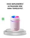 USB Bağlantılı LED Işıklı Hava Nemlendirici – Sessiz ve Kullanıcı Dostu Tasarım