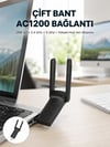 USB WiFi Adaptör – 1200 Mbps Hız