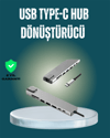 USB‑C Çoklu Bağlantı Merkezi – 5 Gbps, 100‑240 V, Sağlam Eloksal Tasarım