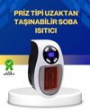 Uzaktan Kumandalı Priz Tipi Seramik Isıtıcı Zaman Ayarlı