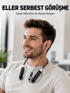 Uzun Kullanım Süreli Bluetooth Kulaklık Boyun Bantlı Mikrofonlu Kablosuz Müzik ve Görüşme Kulaklığı