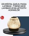 Uzun Pil Ömürlü 7 Renk Işıklı Bluetooth Hoparlör