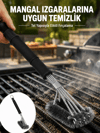 Uzun Saplı Izgara Temizleme Fırçası Çelik Telli Yeni Nesil