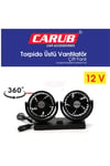 VANTILATOR 12V TORPIDO USTU IKI FAN AYAR