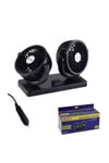 VANTILATOR 12V TORPIDO USTU IKI FAN AYAR