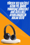 Wireless 5.0 Bluetooth Kablosuz Kulaklık ANC Özellikli Kulak Üstü Ayarlanabilir