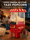 Yağsız Popcorn Makinesi Sıcak Hava ile Hızlı Patlatma