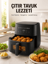 Yağsız Yemek Pişirme İçin Dijital Air Fryer Fritöz