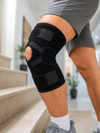 Yan Destekli Ligamentli Dizlik Açık Patella Ayarlanabilir Spor ve Günlük Kullanım