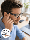 Yapay Zekâ Destekli Kablosuz Akıllı Gözlük Bluetooth Görüşme Müzik Dinleme ve Manyetik Şarj Özellikli
