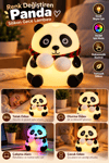 Yatak Odası Çocuk Odası İçin Renk Değiştiren Panda Silikon Gece Lambası