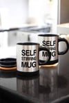 Yazılı Mug Kupa Karıştırıcı Özelliği Ve Paslanmaz Çelik