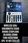 Yeni Model Akıllı Saat Bluetooth Bağlantılı NFC ve GPS Uyumlu