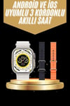 Yeni Nesil 3 Kordonlu Kol Saati 49 MM Amoled Ekran Akıllı Saat