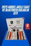 Yeni Nesil 7 Kordonlu Arama Bildirim Özellikli Kulaklık Hediyeli Akıllı Saat