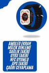 Yeni Nesil Akıllı Kol Saati Nabız Ölçer GPS Uyumlu 49 MM Kasa