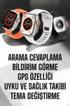 Yeni Nesil Akıllı Saat Adımsayar, GPS, Nabız Ölçer, Uyku ve Sağlık Takibi