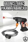 Yeni Nesil Araç Yıkama Şarjlı Tabancası Basınçlı Su Hazneli
