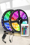 Yeni Nesil RGB Işıklı 10Metre Şerit LED Kumandalı Kullanım