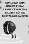 Yeni Nesil Sesli Görüşme Akıllı Saat ve Powerbank Çoklu Şarj Girişli Bluetooth Kulaklık Nabız Ölçer