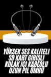 Yeni Nesil Silikonlu Kulak İçi Kablosuz Kesintisiz Bluetooth Kulaklık Kablolu
