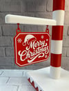 Yılbaşı Tabelalı Dekoratif Lamba Merry Christmas Işıklı Tasarım